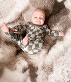 NANA & REED | FOOTLESS SLEEPER | CYPRESS CHECK