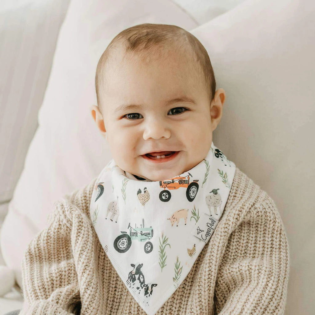 NR COPPER PEARL BANDANA BIBS | FARMER JO
