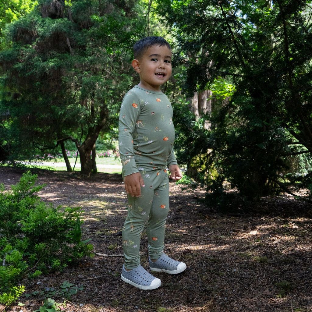 NR BELAN J LONG SLEEVE PJ SET | FOREST FRIENDS