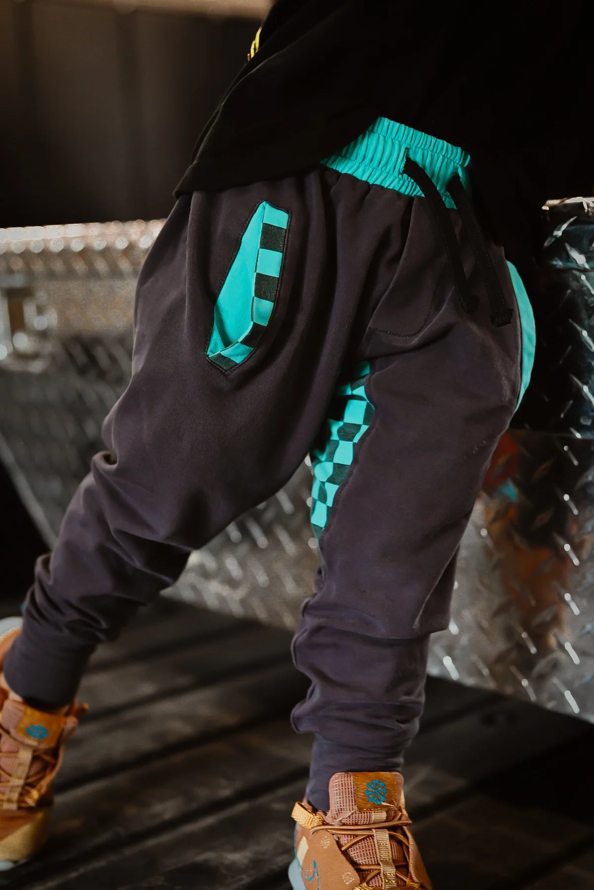 NR RAD RASCALS JERSEY JOGGER | BLUE CHECK