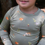 NR BELAN J LONG SLEEVE PJ SET | FOREST FRIENDS