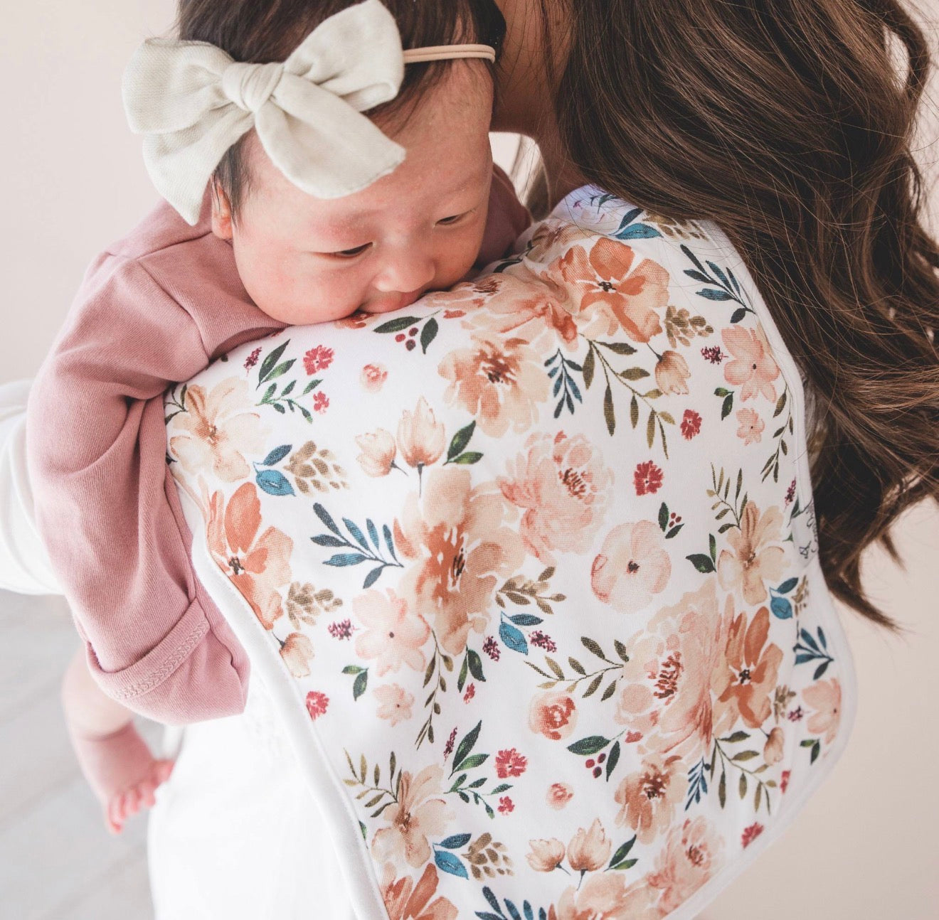 NR COPPER PEARL BURP CLOTH SET | AUTUMN