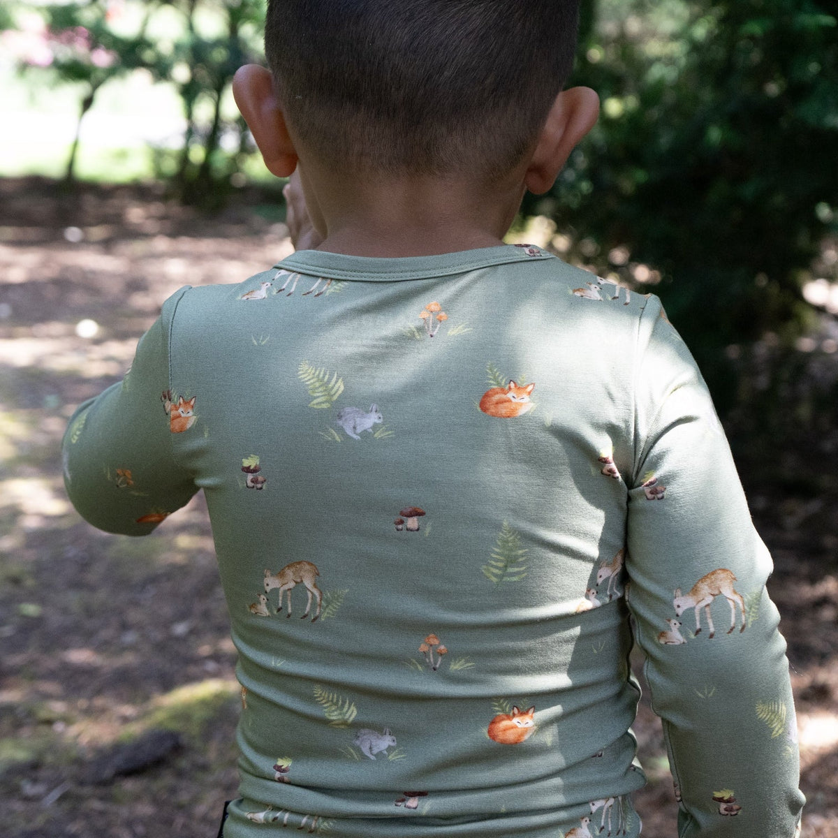 NR BELAN J LONG SLEEVE PJ SET | FOREST FRIENDS