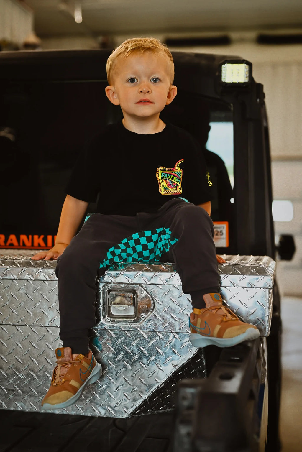 NR RAD RASCALS JERSEY JOGGER | BLUE CHECK
