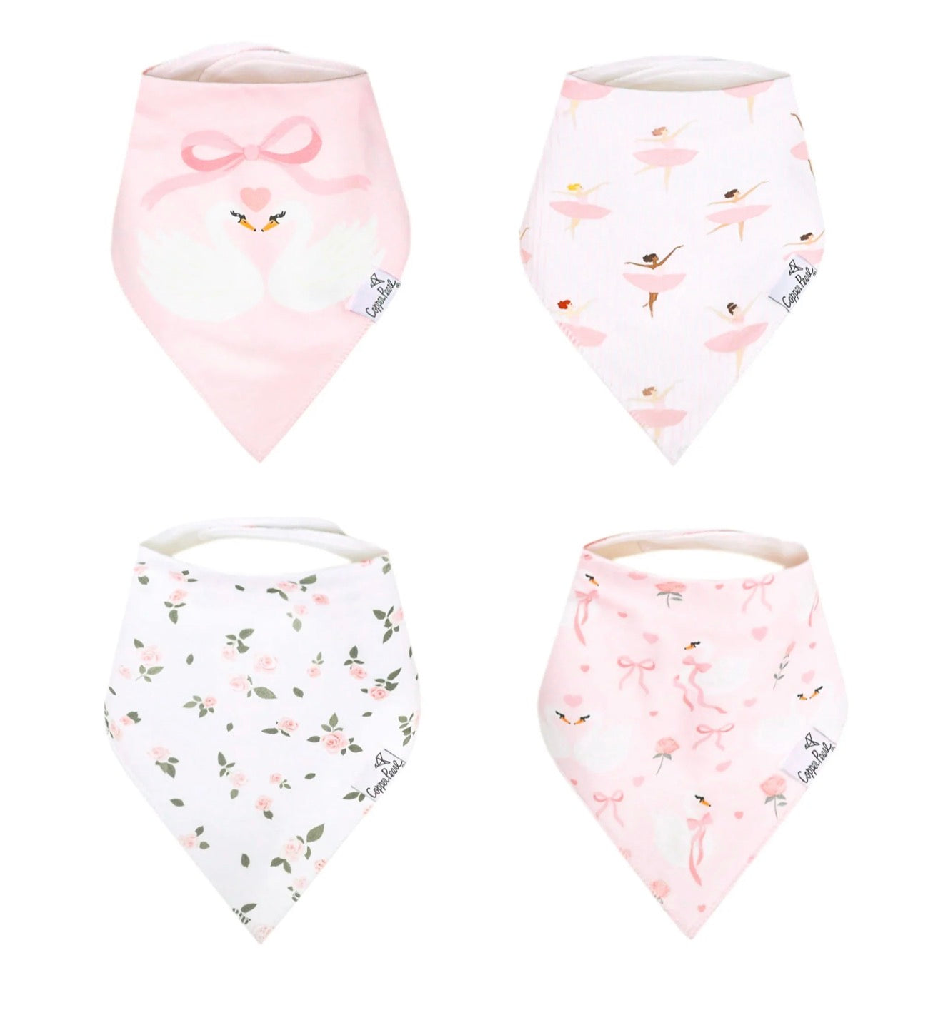 NR COPPER PEARL BANDANA BIBS | KATERINA BALLERINA
