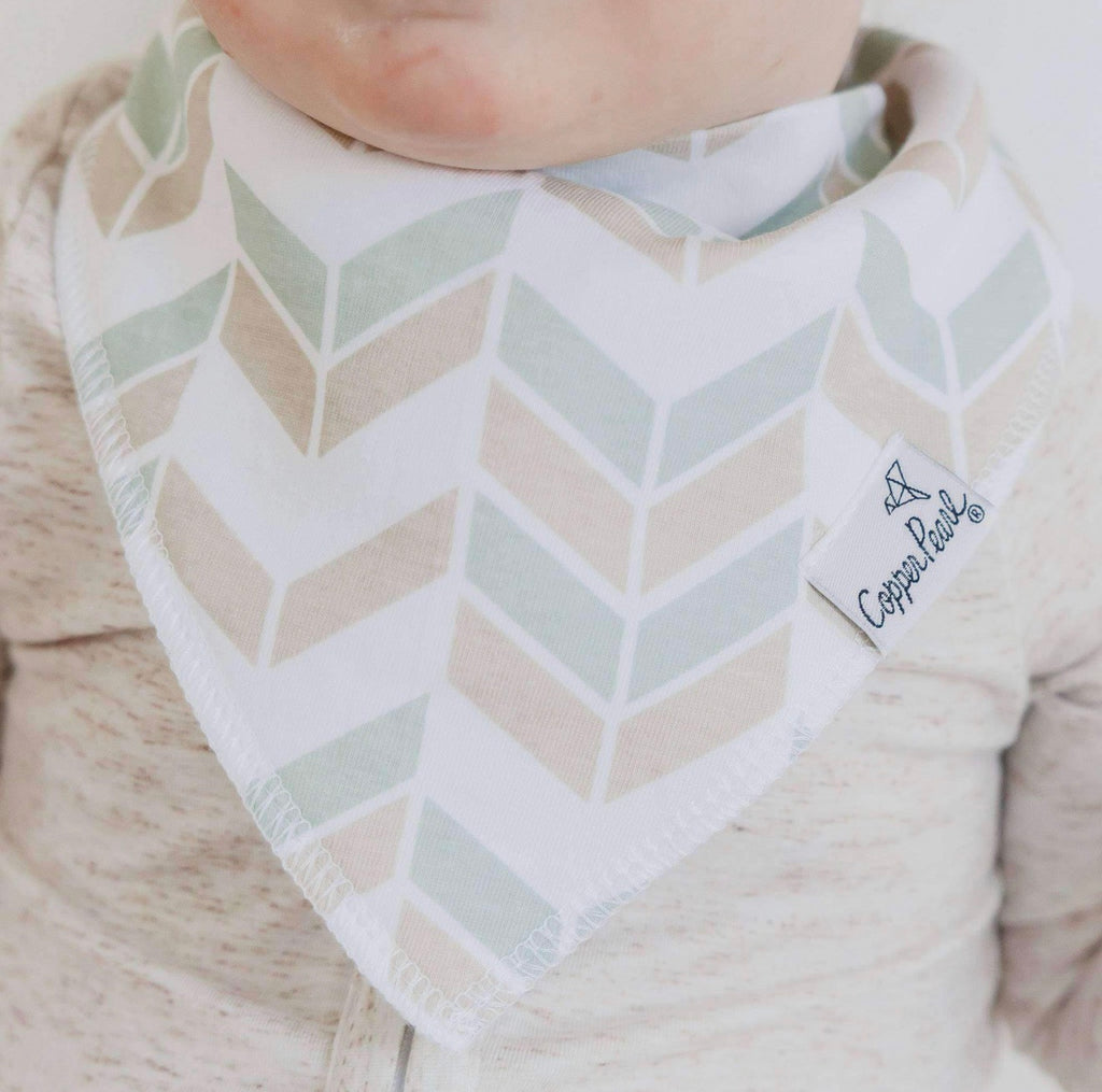NR COPPER PEARL BANDANA BIBS | ARCHER BLACK BEAR