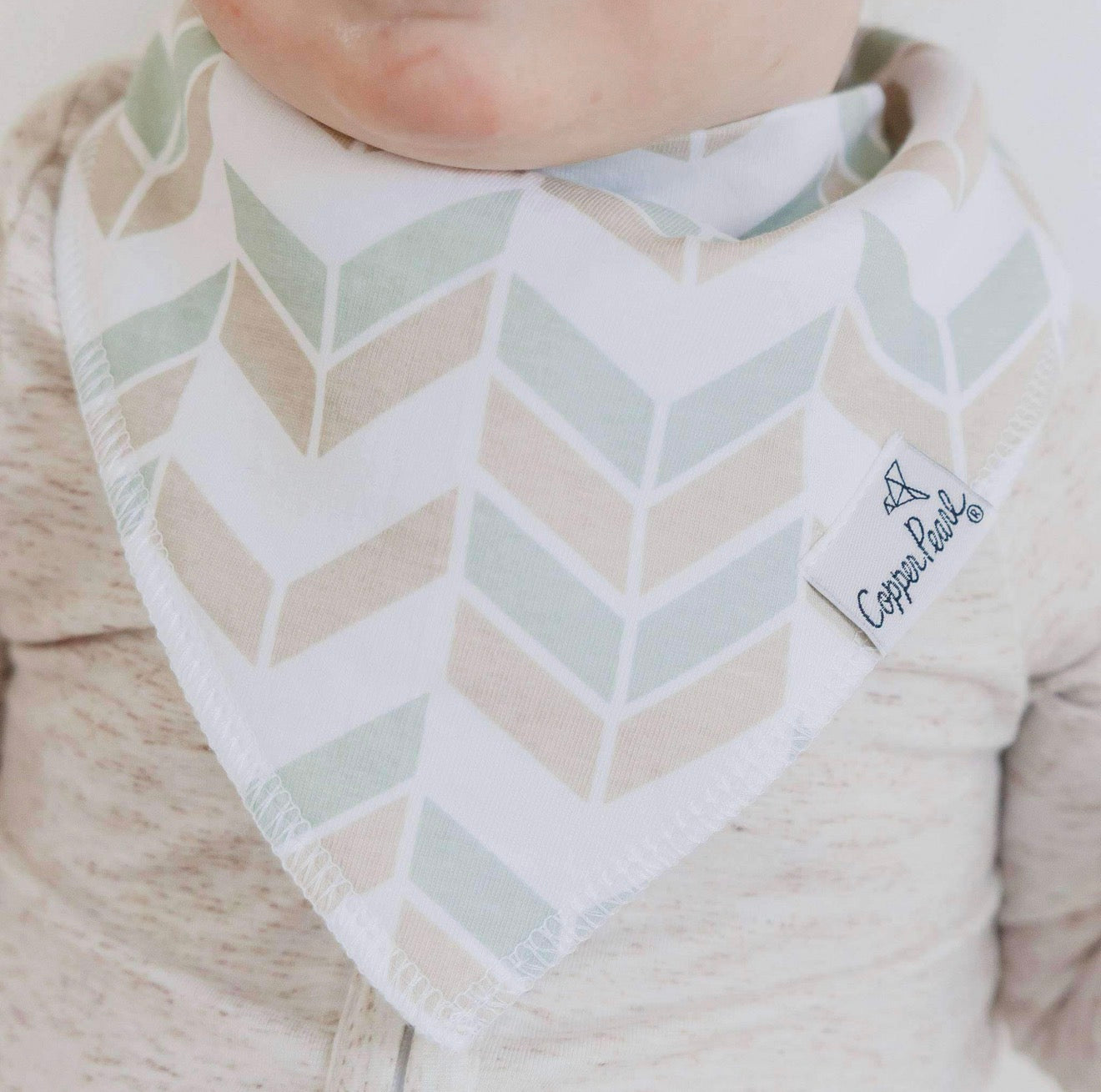 NR COPPER PEARL BANDANA BIBS | ARCHER BLACK BEAR