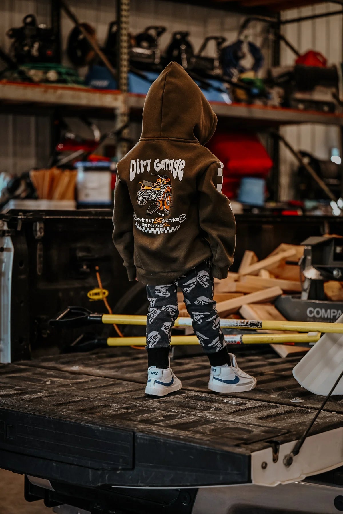 NR RAD RASCALS HOODIE - DIRT GARAGE