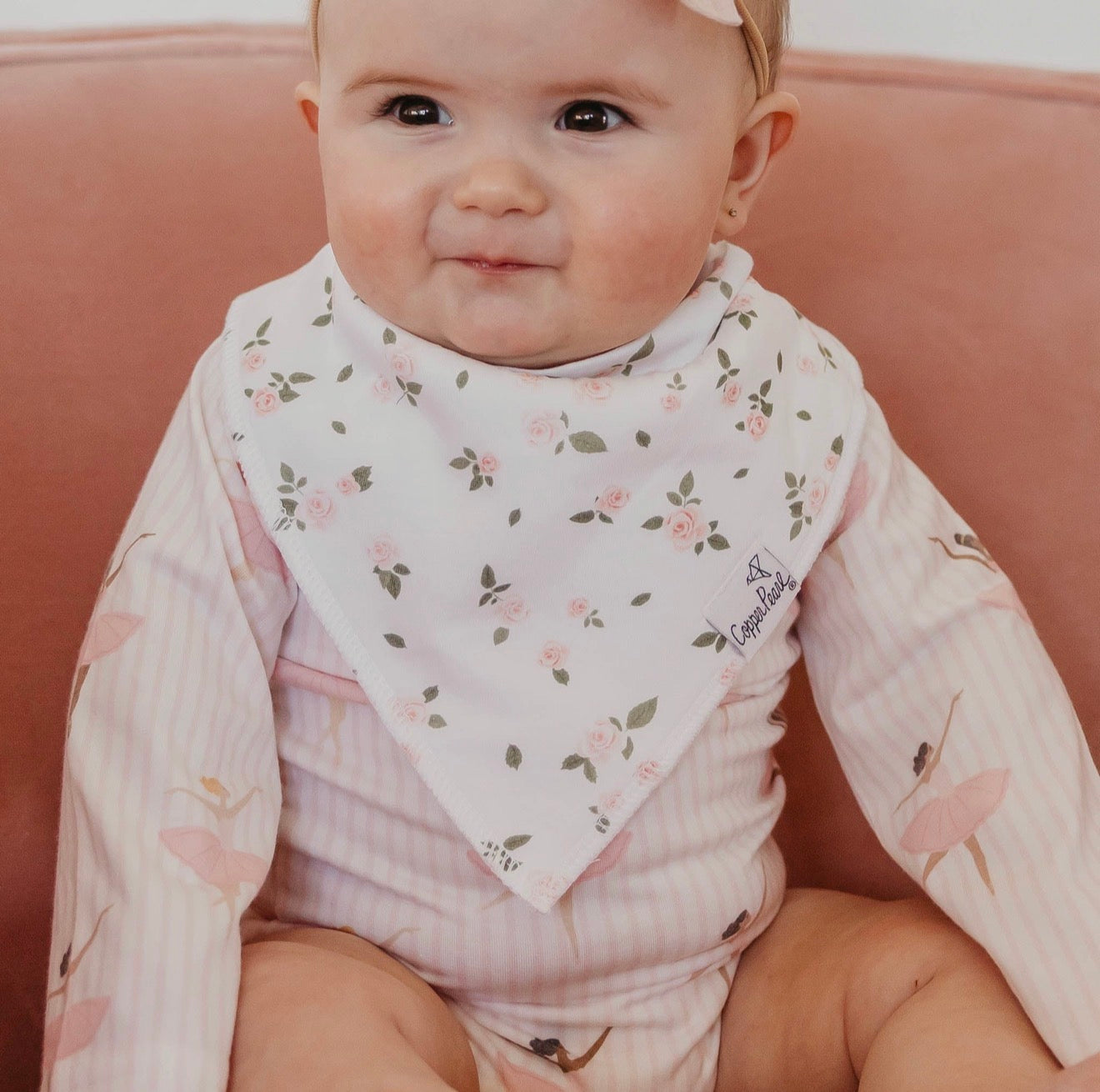 NR COPPER PEARL BANDANA BIBS | KATERINA BALLERINA