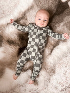 NANA & REED | FOOTLESS SLEEPER | CYPRESS CHECK
