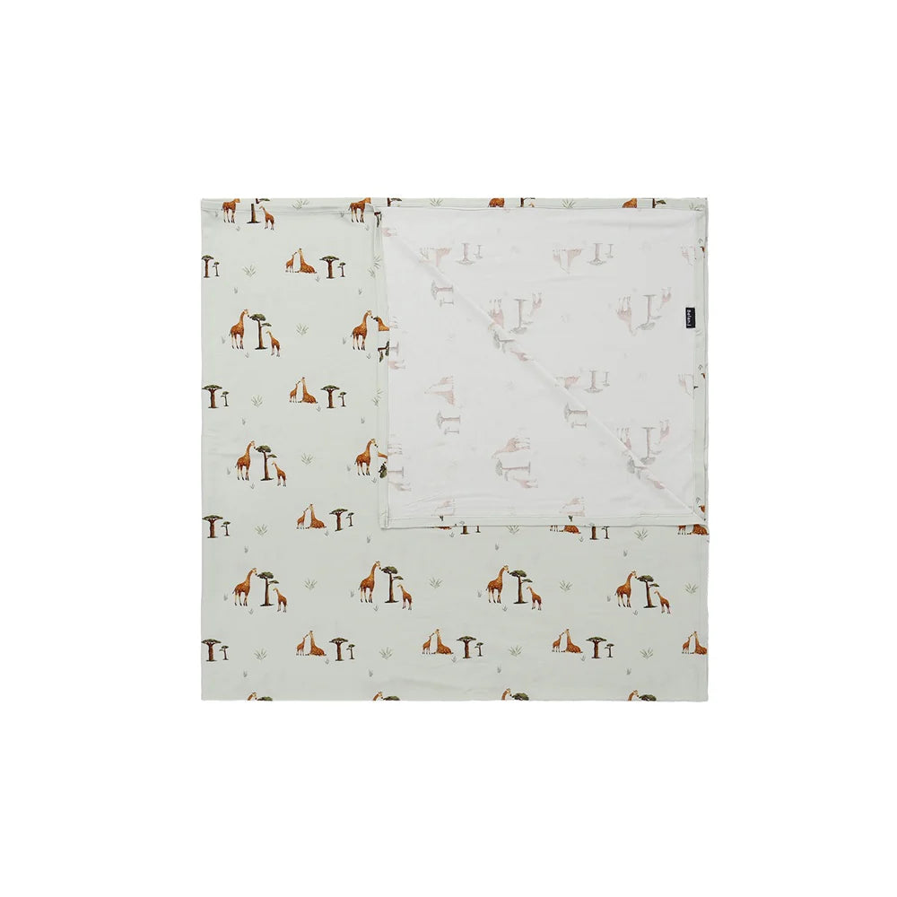 NR BELAN J SWADDLE BLANKET | GIRAFFE