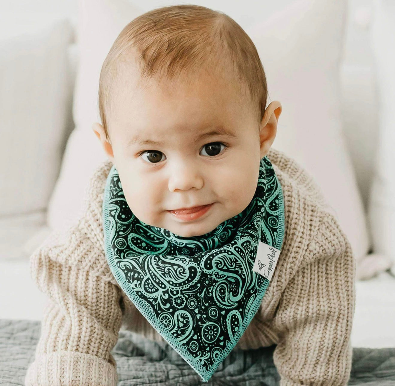 NR COPPER PEARL BANDANA BIBS | FARMER JO