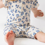 NR BELAN J BLUEBELLS | RUFFLED SLEEVES SHORTALL ROMPER