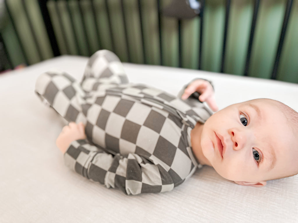 NANA & REED | FOOTED SLEEPER | CYPRESS CHECK