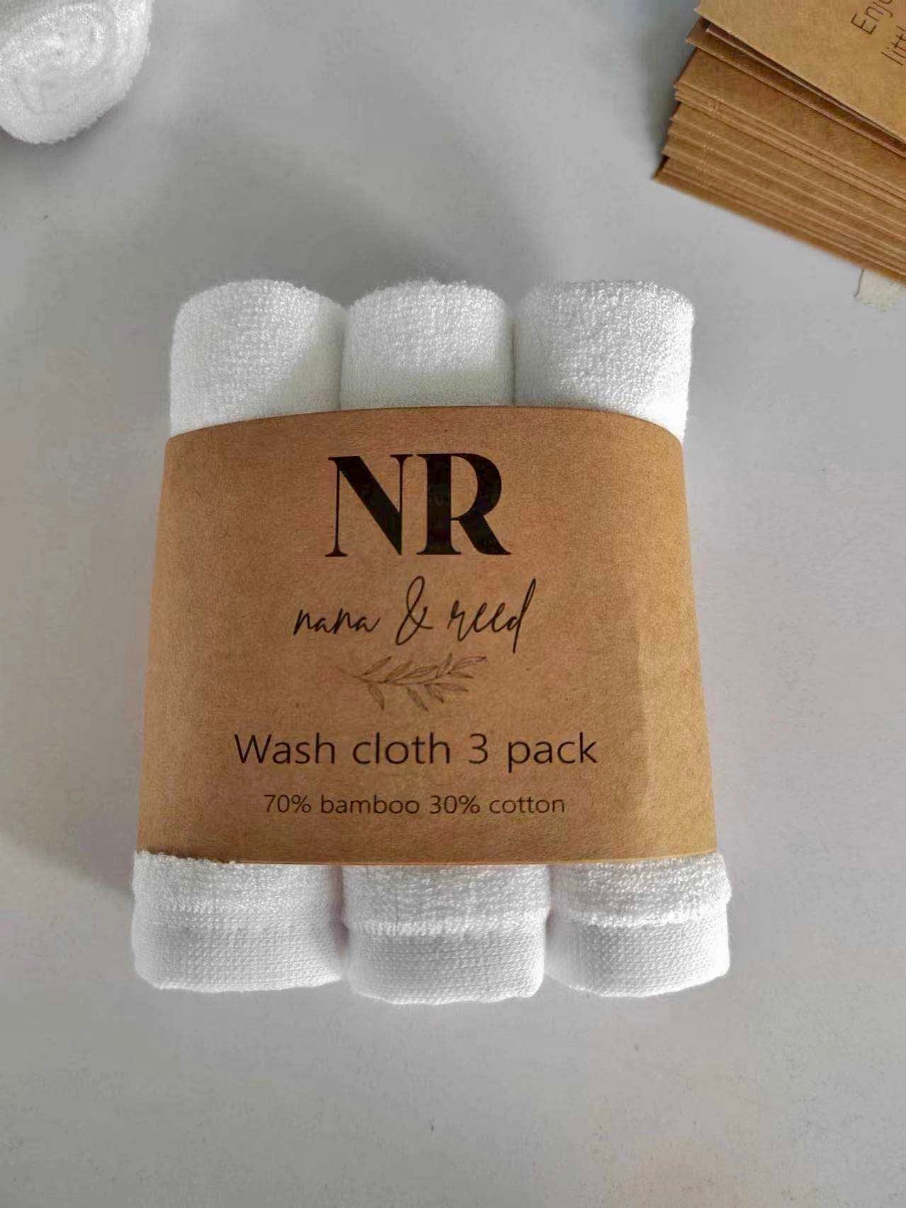 NR 3 PK WASH CLOTH | WHITE