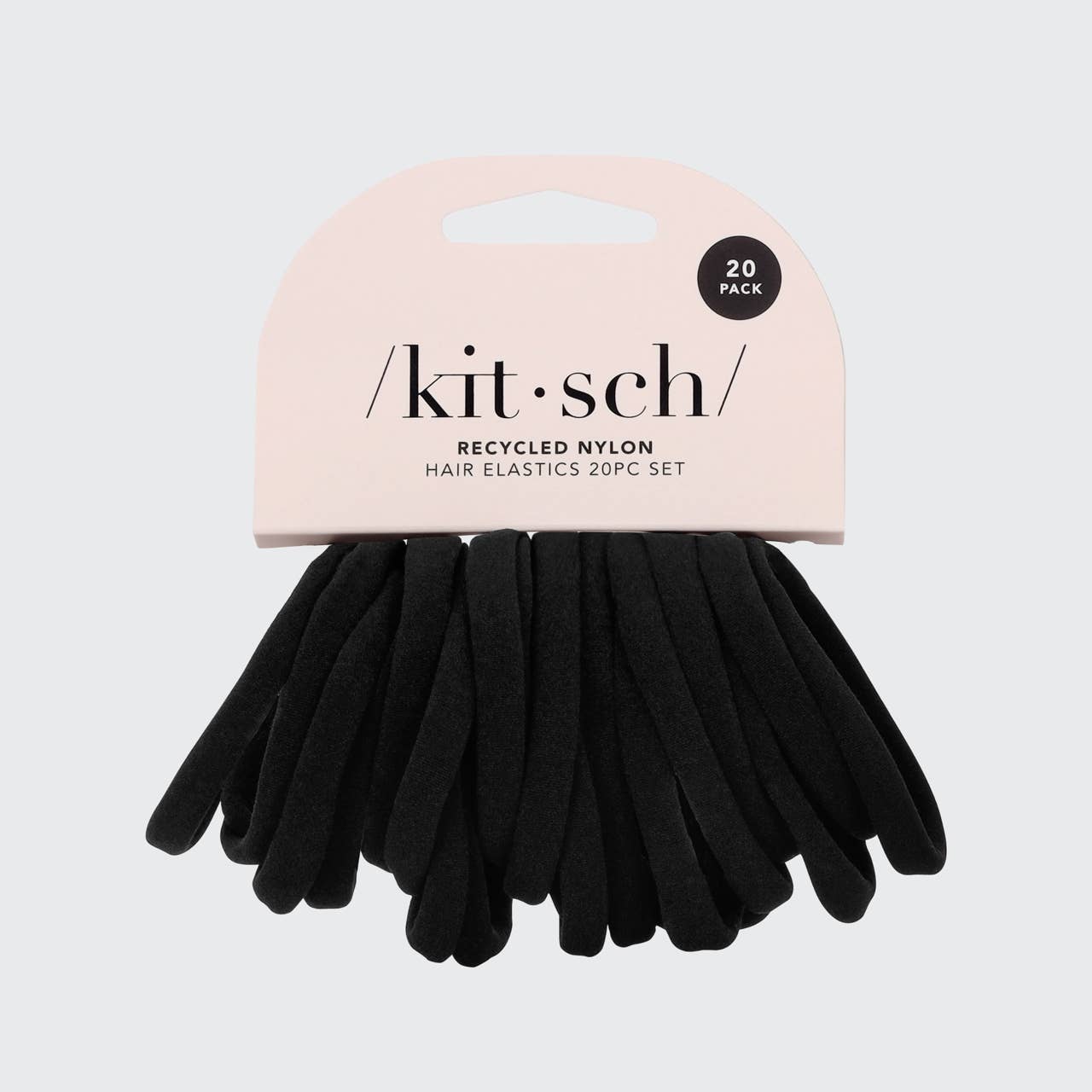 NR KITSCH NYLON ELASTICS 20pc | BLACK
