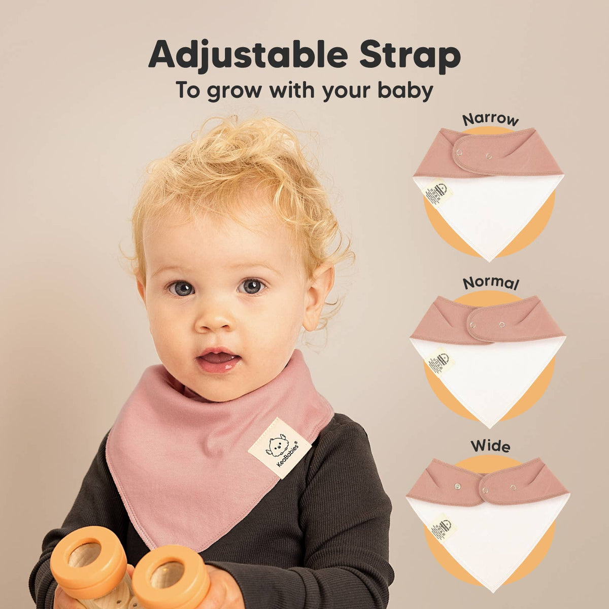NR KEABABIES BABY BANDANA BIBS | 8-PACK | BUTTERFLIES