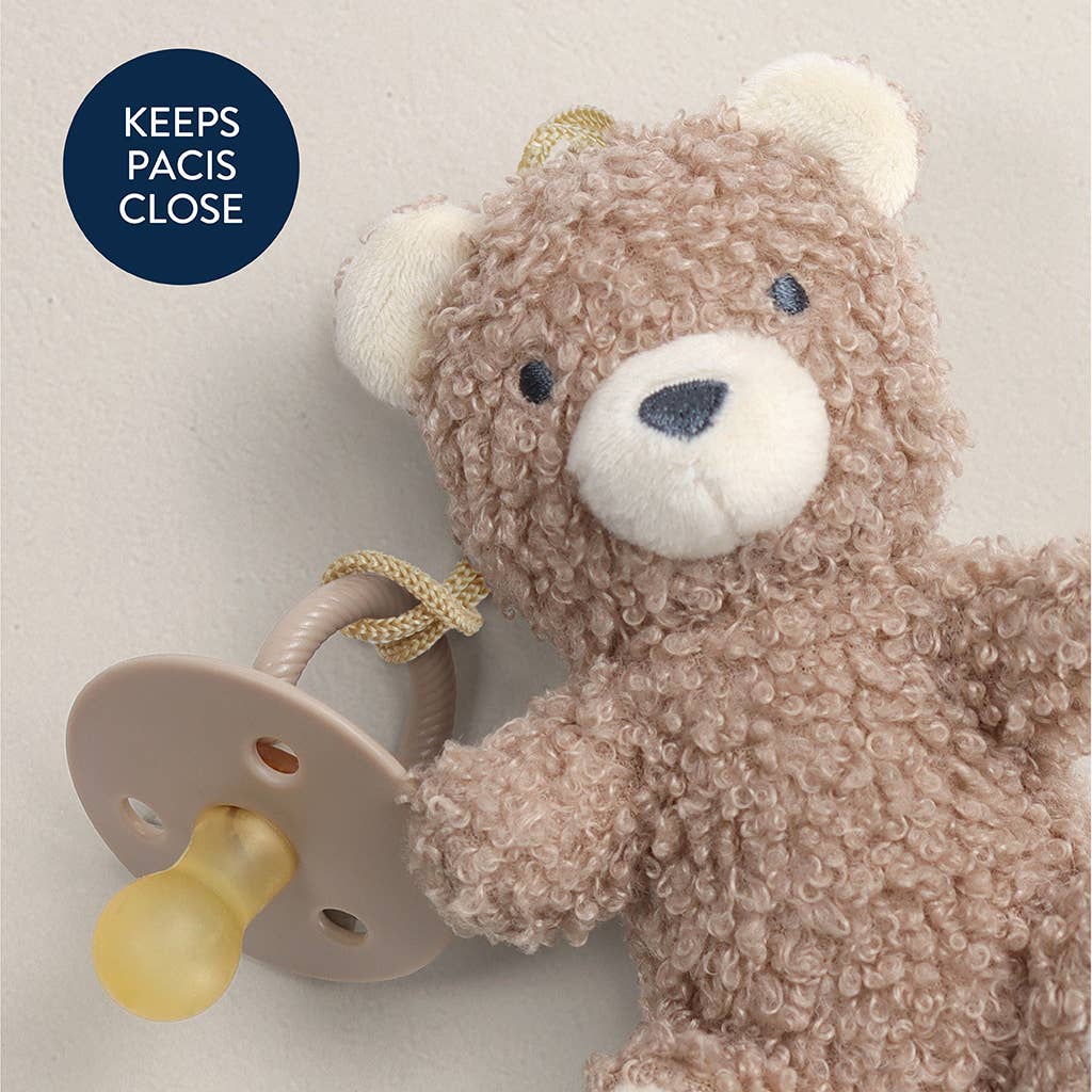 NR BITZY PAL NATURAL PACIFIER PLUSH | COW