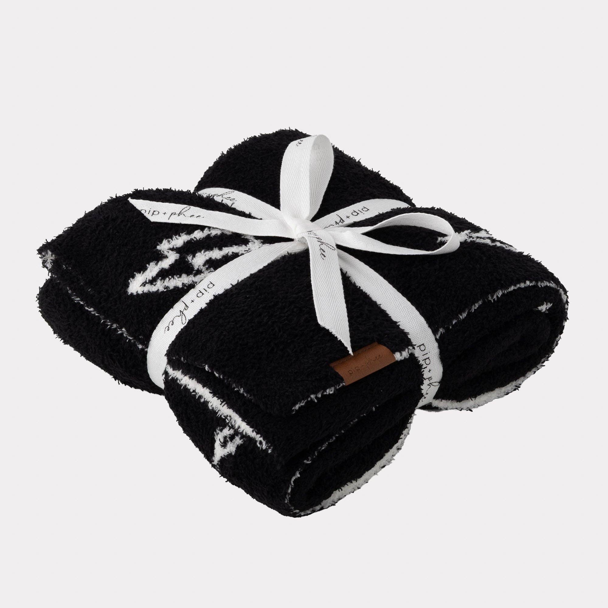 NR PIP PHEE TODDLER PLUSH BLANKET | BLACK LIGHTNING
