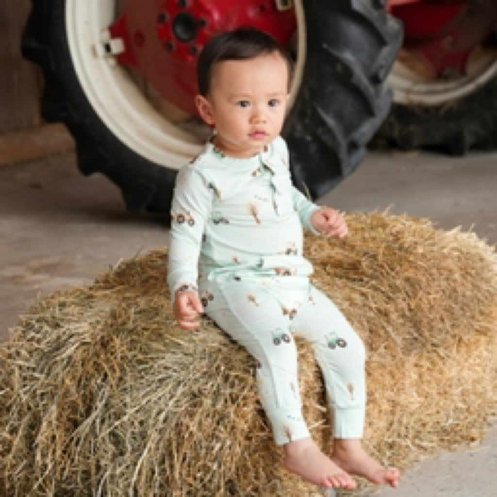 NR BELAN J LONG SLEEVE POCKET ROMPER | TRACTOR