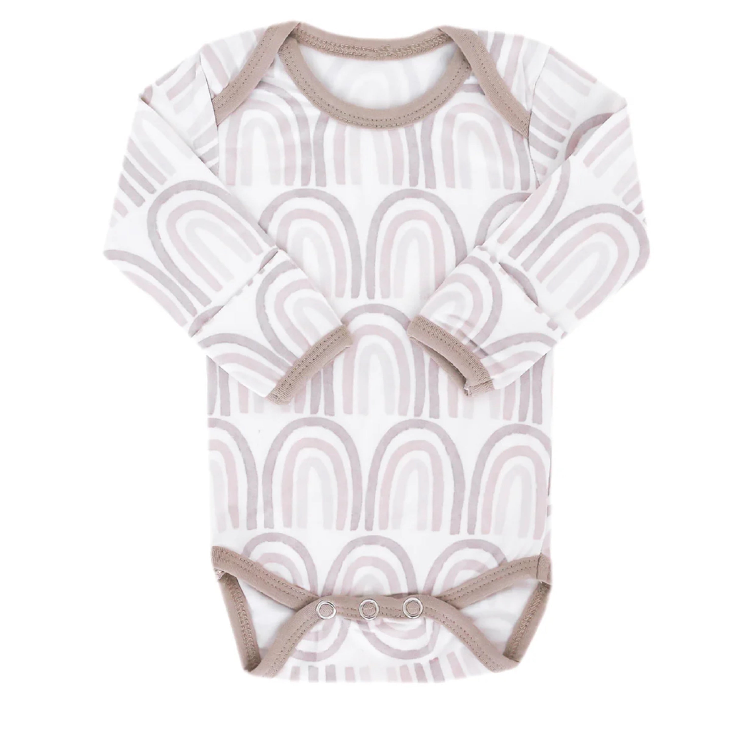 NR COPPER PEARL LONG SLEAVE BODYSUIT | BLISS RAINBOW | 12-18 MONTH