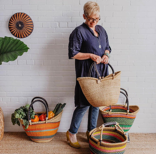 BIG BLUE MOMA - SHOULDER SHOPPER