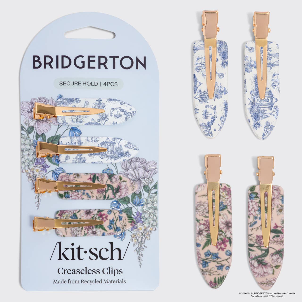 NR KITSCH X BRIDGERTON CREASLESS CLIPS