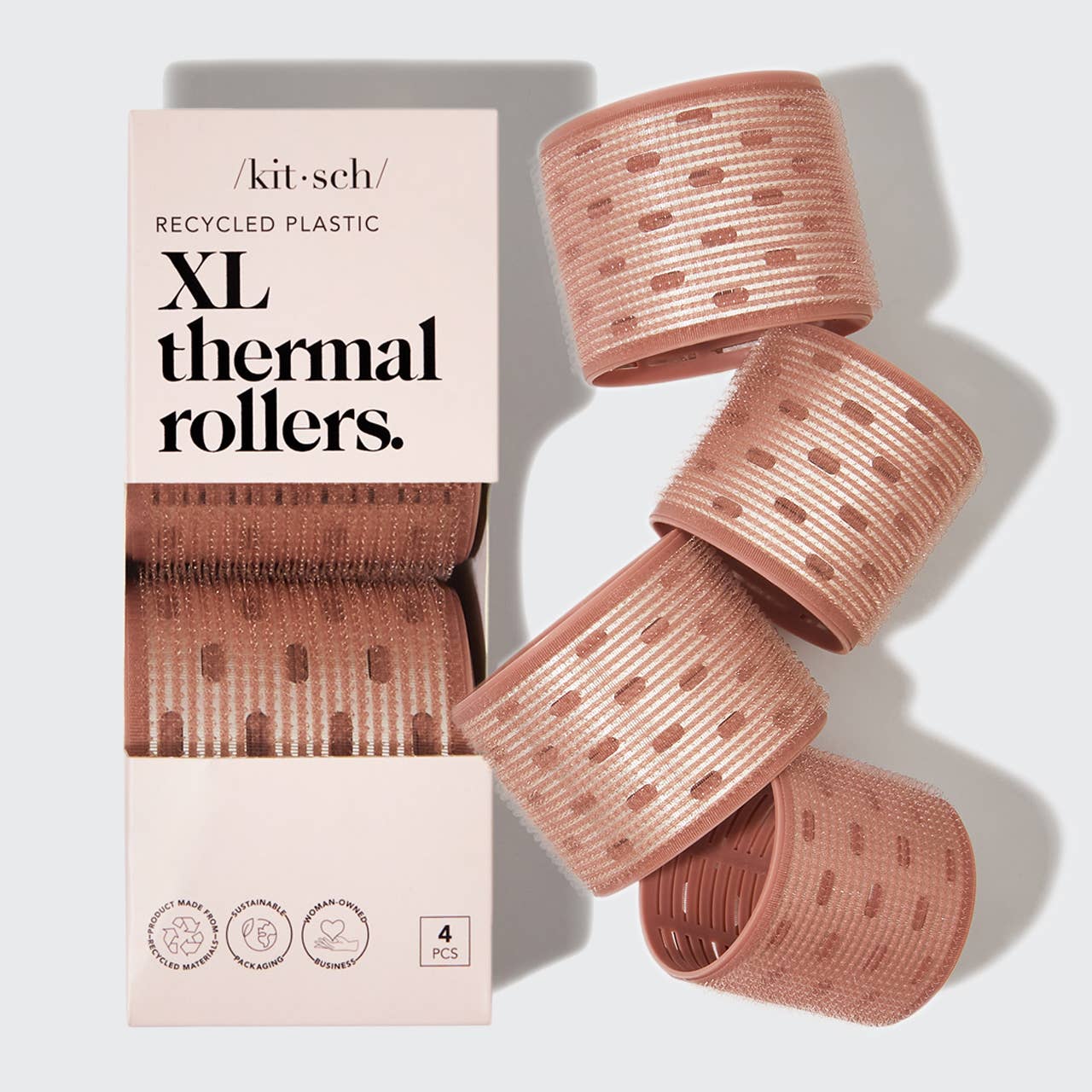 NR KITSCH PLASTIC THERMAL ROLLERS | XL 4PC