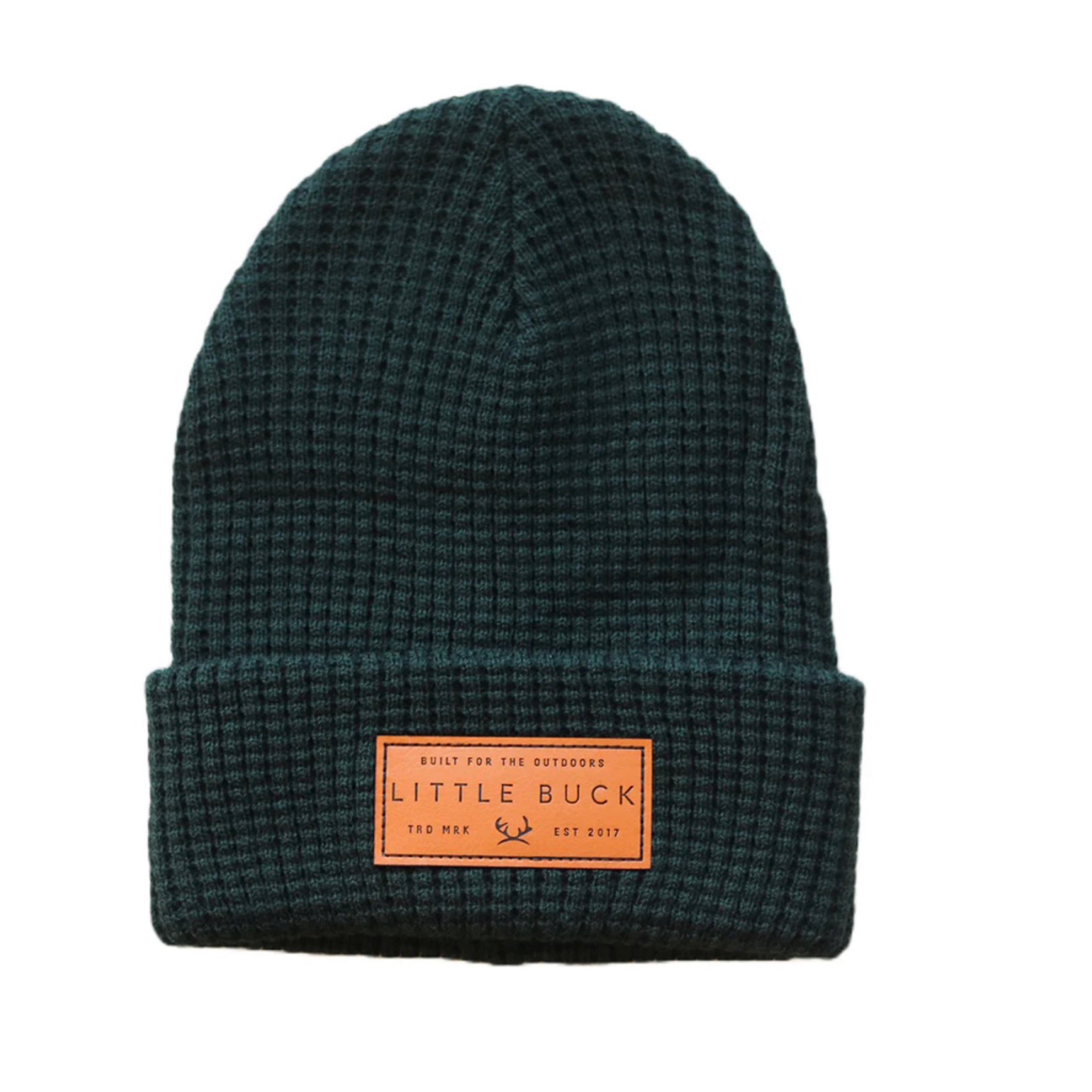NR LITTLE BUCK WAFFLE CABIN BEANIE | HUNTER