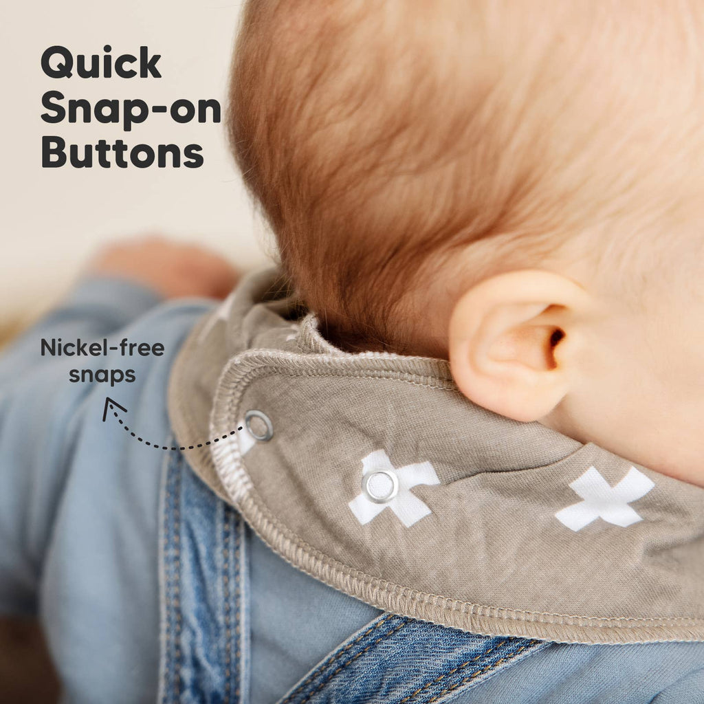 NR KEABABIES BABY BANDANA BIBS | 8-PACK | MUTED PASTEL
