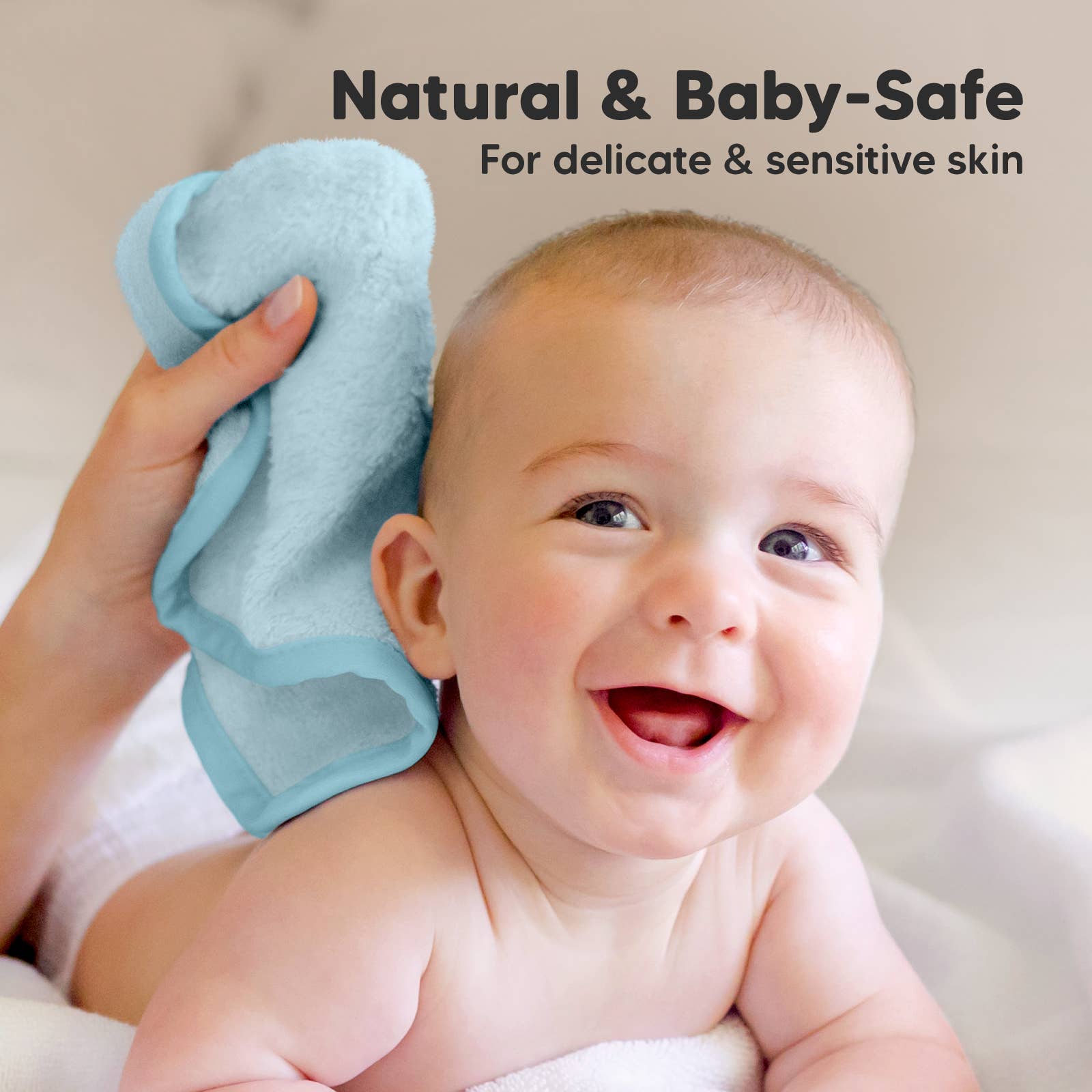 NR KEABABIES WASH CLOTHS | 6 PACK | BRAVO BLUE