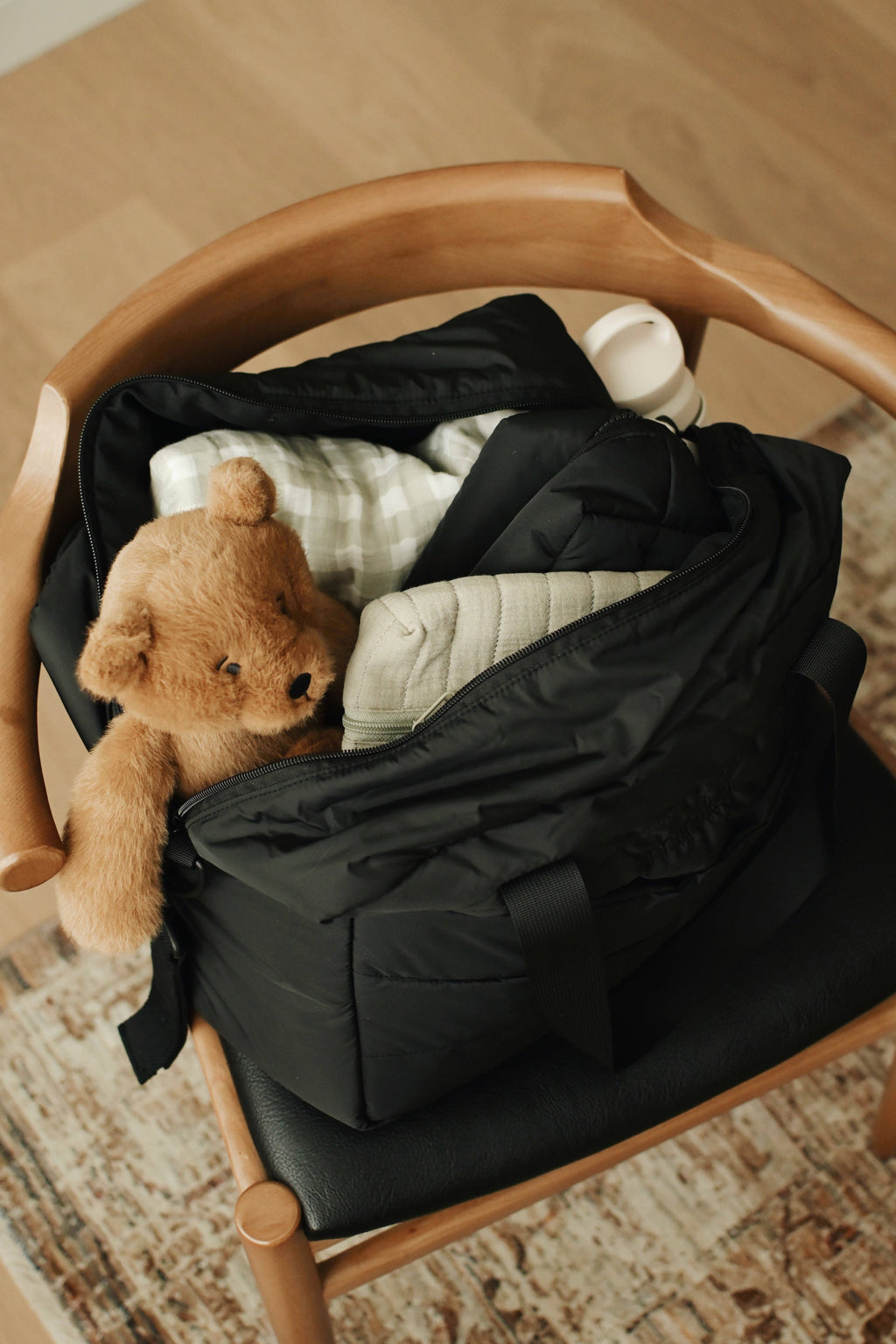 NR MINIKA DIAPER BAG | BLACK