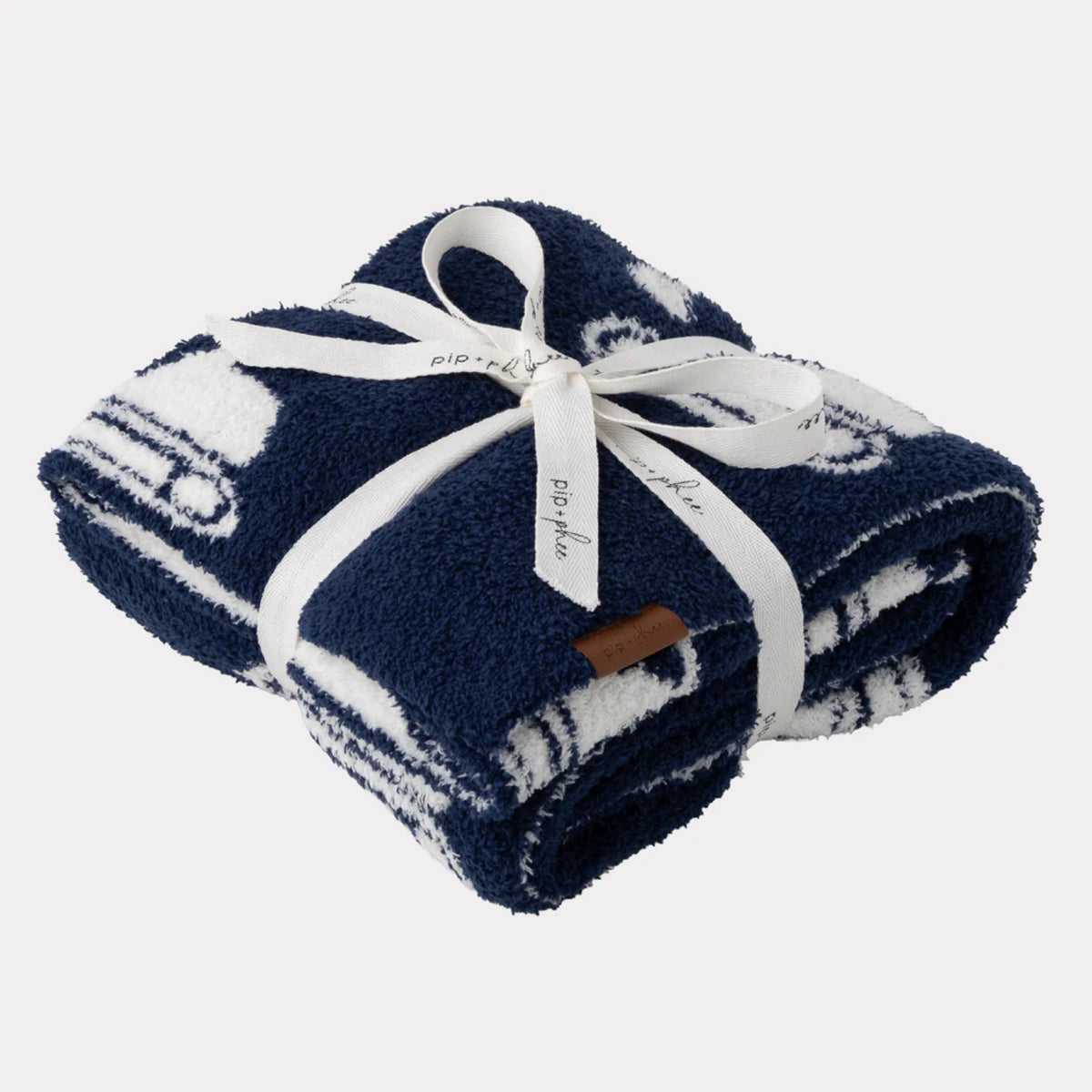 NR PIP PHEE TODDLER PLUSH BLANKET | NAVY DIGGERS