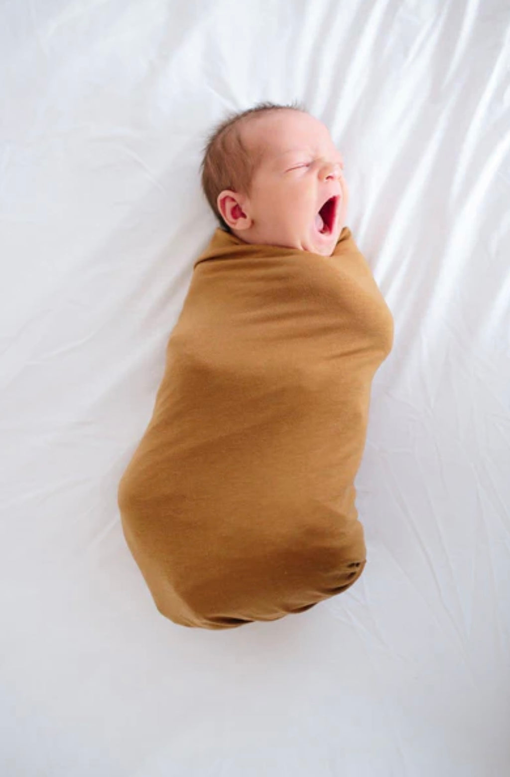 NR COPPER PEARL SWADDLE BLANKET | CAMEL