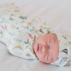 NR COPPER PEARL SWADDLE BLANKET | ASPEN FLORALS