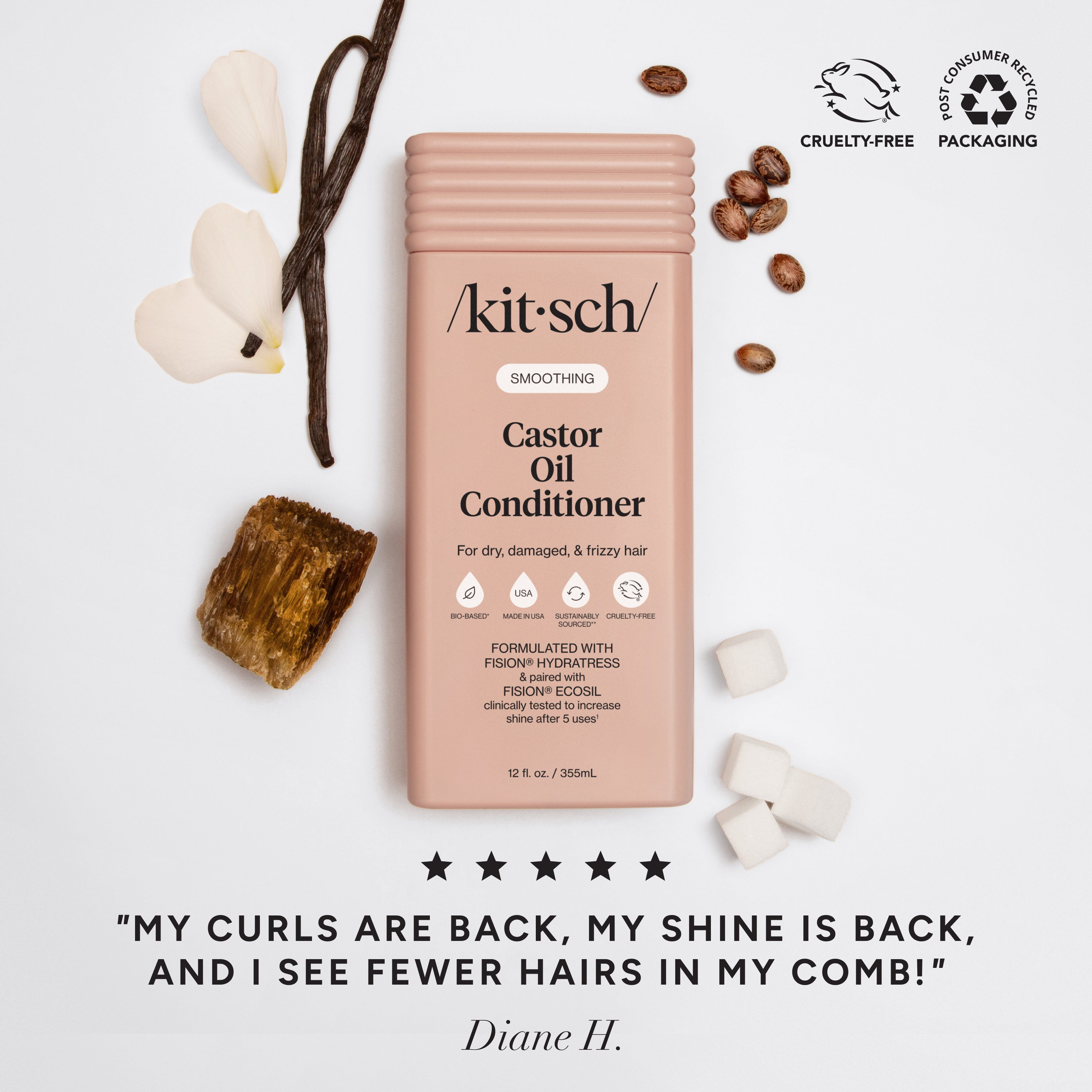 NR KITSCH SMOOTHING CASTOR OIL CONDITIONER