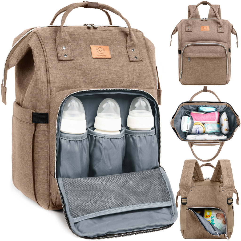 NR KEABABIES DIAPER BAG BACK PACK | COFFEE