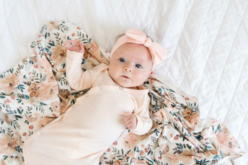 NR COPPER PEARL KNOTTED SLEEP GOWN | BLUSH PINK