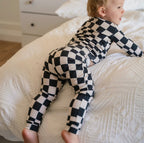 NR PIP + PHEE BAMBOO 2PC | CHARCOAL CHECK