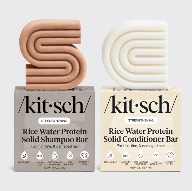 NR KITSCH SHAMPOO CONDITIONER BAR COMBO | RICE WATER HAIR GROWTH