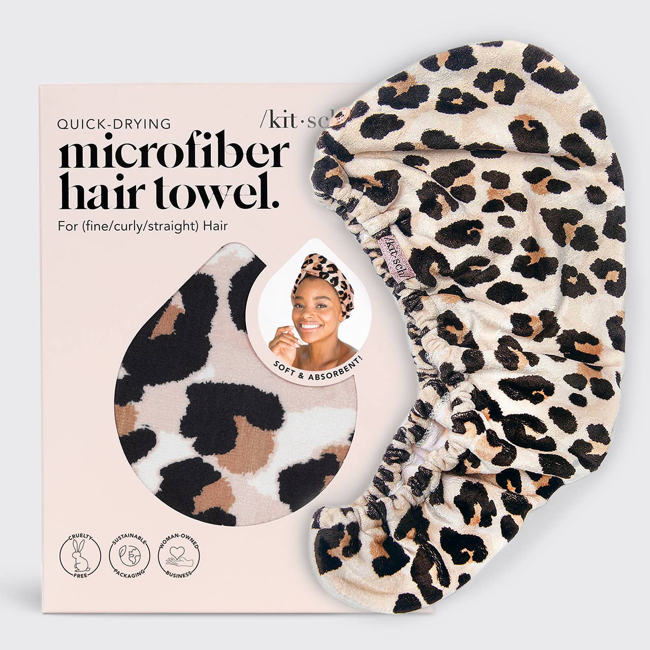 NR KITSCH QUICK DRY HAIR TOWEL