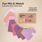 NR KEABABIES BABY BANDANA BIBS | 8-PACK | LILAC