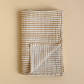 NR MINIKA MUSLIN SWADDLE | STRIPED BEIGE