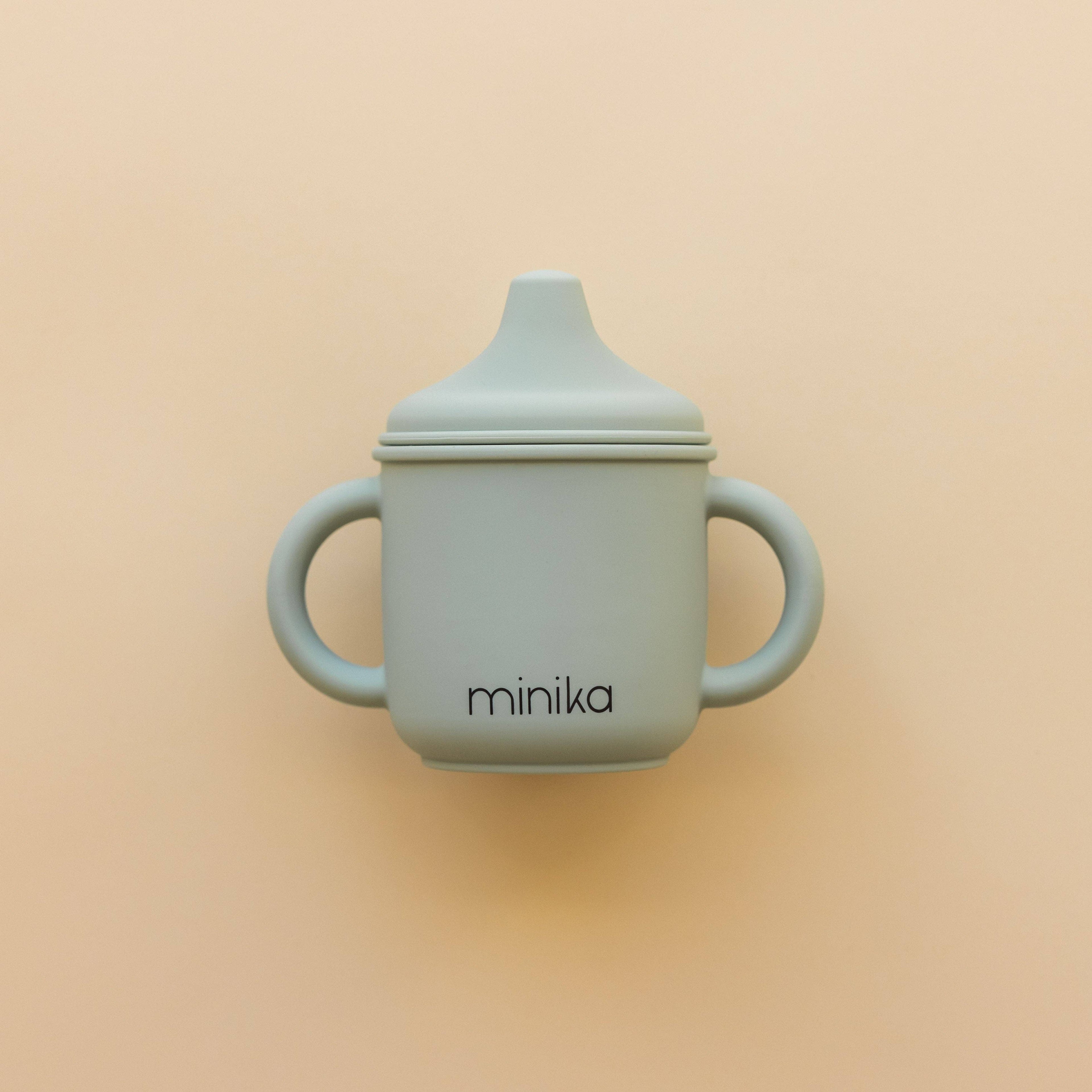 NR MINIKA SILICONE SIPPY CUP | SAGE