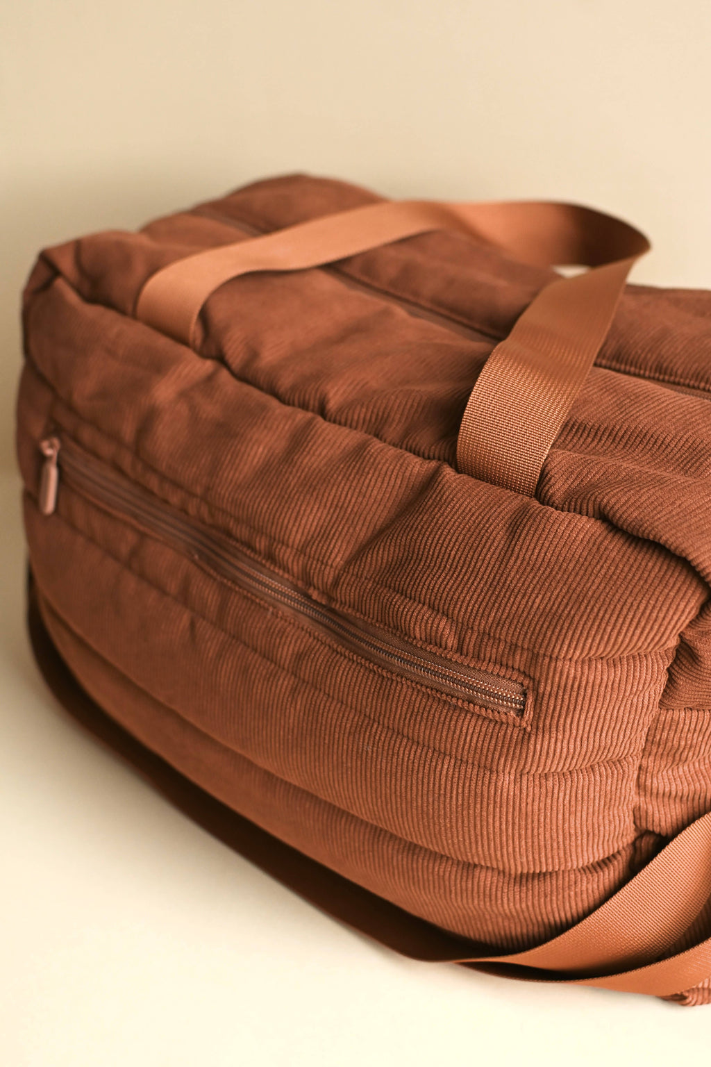 NR MINIKA DIAPER BAG | CORDUROY RUST