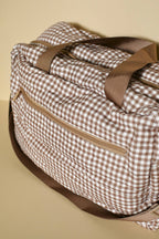 NR MINIKA DIAPER BAG | VICHY BROWN