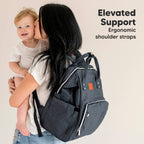 NR KEABABIES DIAPER BAG BACK PACK | MYSTIC GRAY