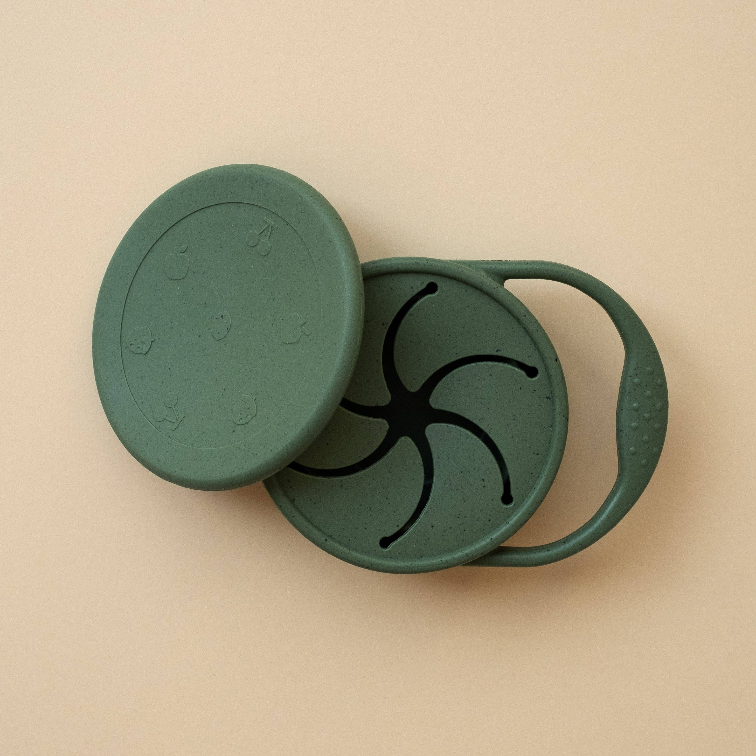 NR MINIKA SILICONE SNACK CUP | LEAF