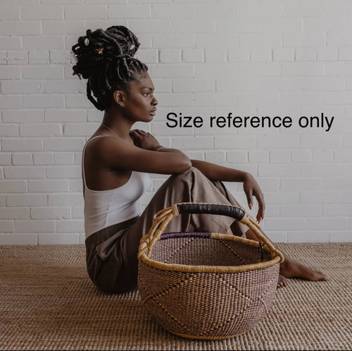 BIG BLUE MOMA - ROUND BASKET