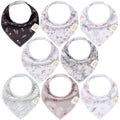 NR KEABABIES BABY BANDANA BIBS | 8-PACK | BLOOM